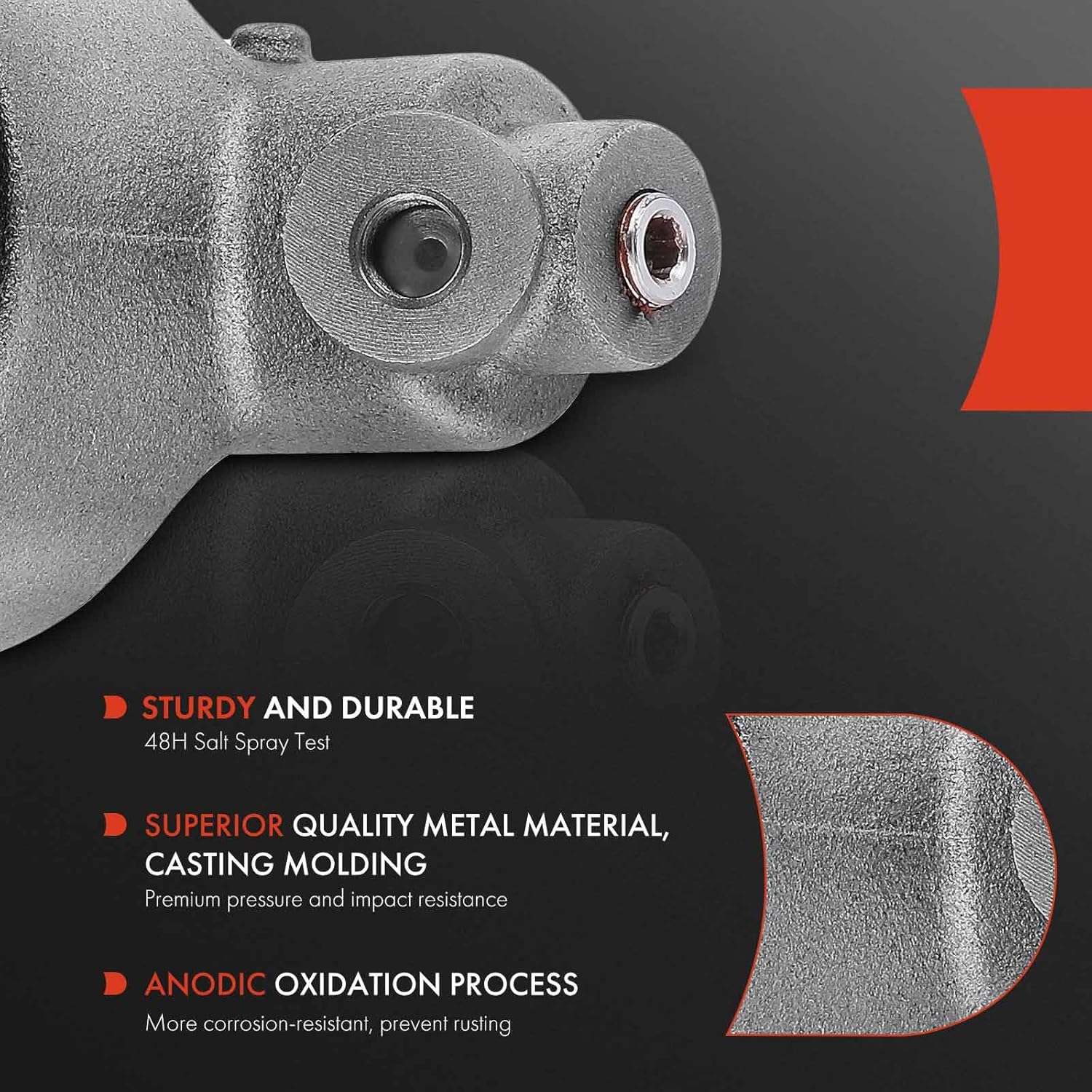 A-Premium Brake Master Cylinder with Reservoir and Cap Compatible with Ford, Mercury and Edsel Vehicles- Mustang, Thunderbird, Victoria, Custom, Monterey, Villager -Replace# C0AZ2140B - 1 inch Bore