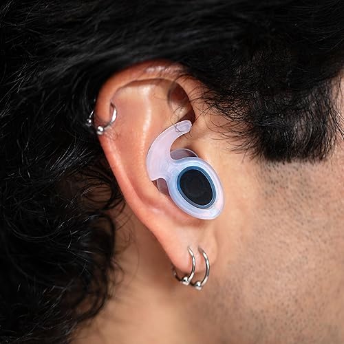 Miniatura 3 de Eargasm Aquaplugs - Tapones impermeables para los oídos para piscinas, océanos, tapones para los oídos con sonido para hombres, mujeres, niños,