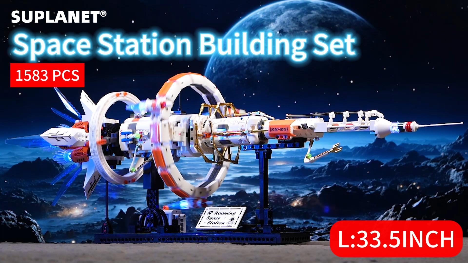 Amazon.com: Suplanet Space Station Spaceship Building Block Set