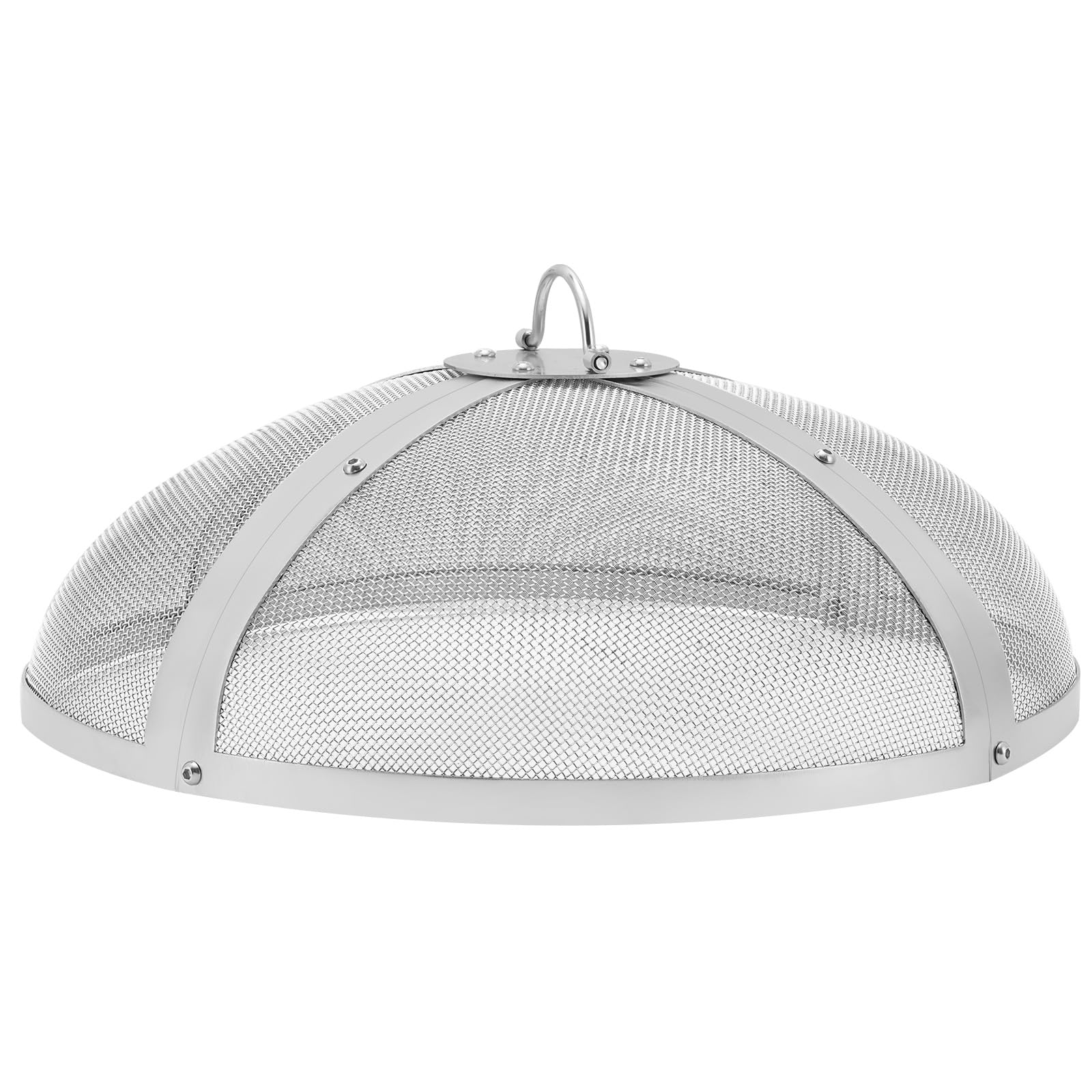 VEVOR Funkenfang für Feuerschalen φ508 x 160 mm Feuerstellengitter Funkenschutz Edelstahl Funkenhaube 2-mm-Maschenlöcher Feuerschale Funkenschutzhaube Ideal für Feuerstellen Feuerschalen und Kaminen