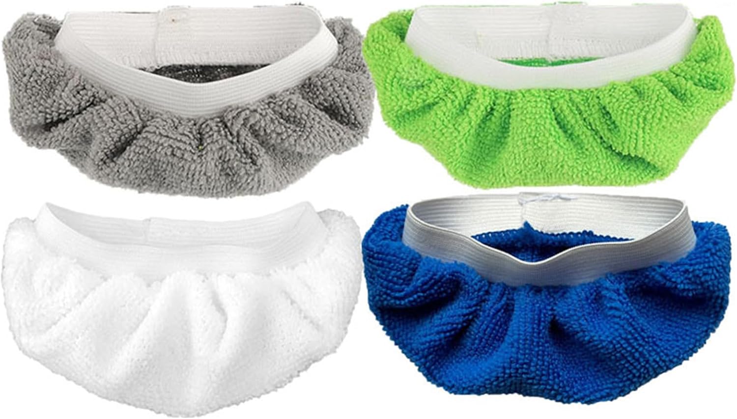 4pieces Steams Mop Pad Compatibles with Handheld Steams Cleaner Microfiber Cloth Reusable Washable Covers for Home image 4