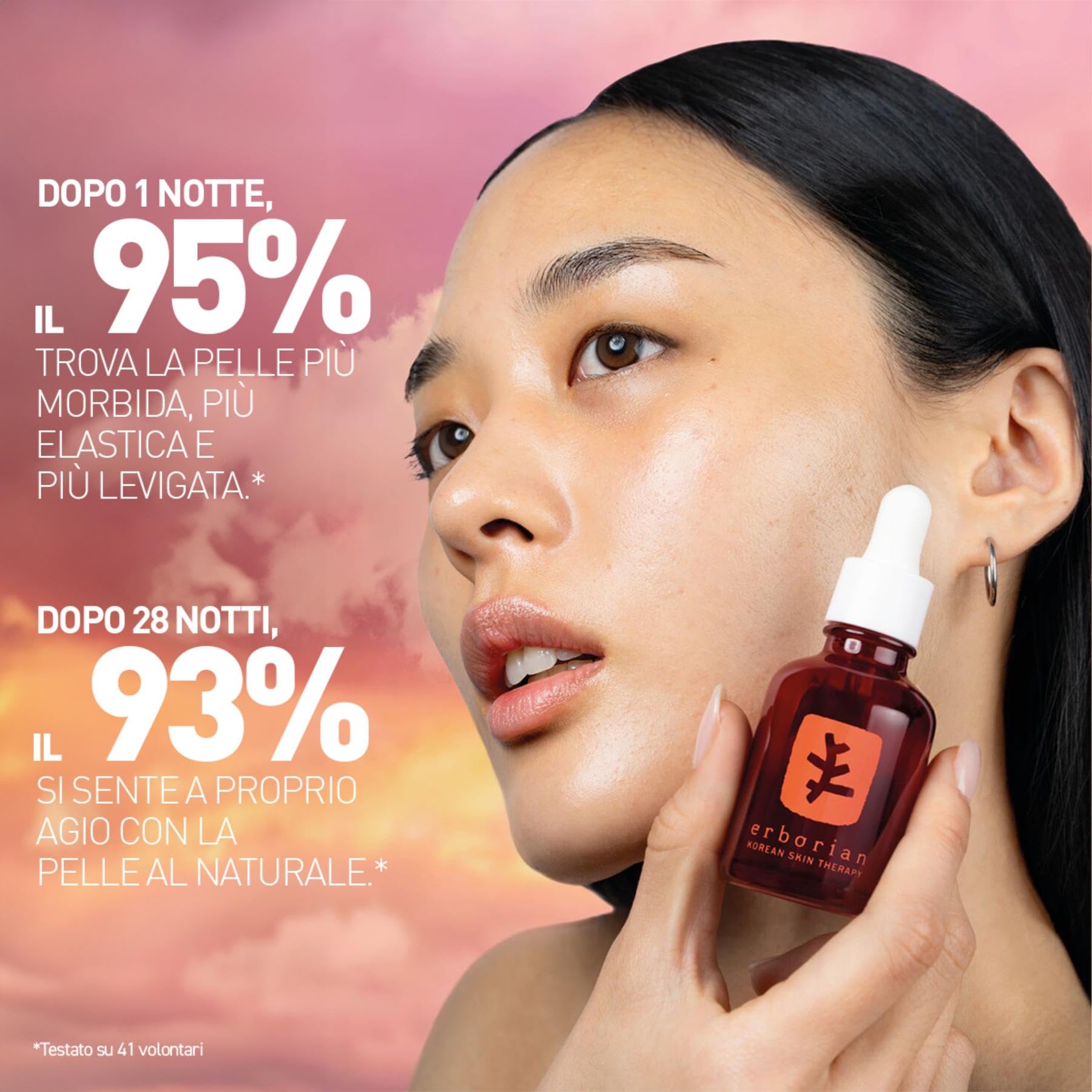 Erborian Skin Therapy Olio Notte Viso Multi-perfezionante Riduce i Segni di Fatica Trattamento Cosmetico Coreano