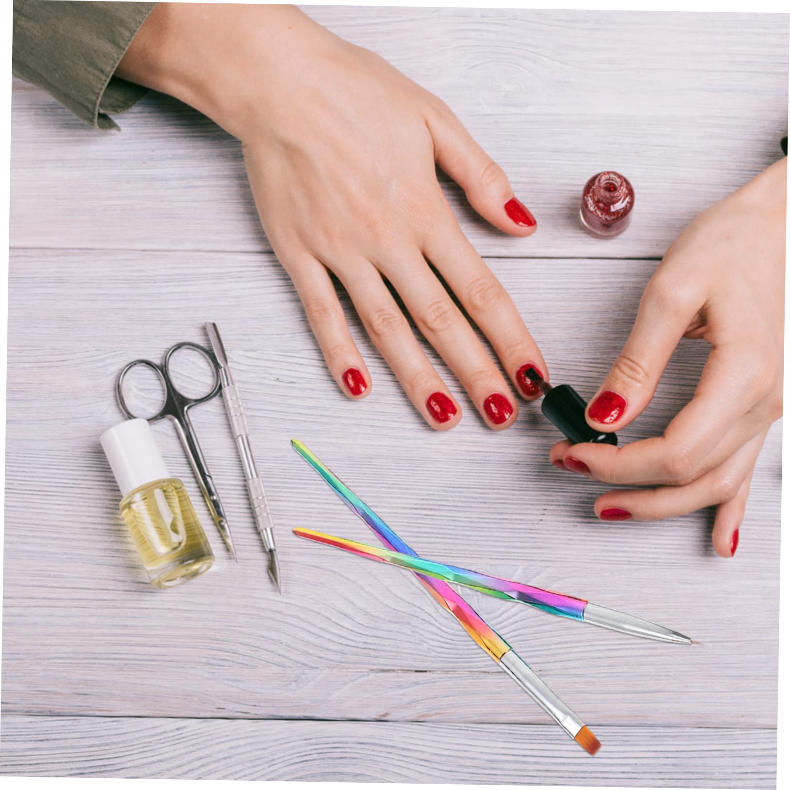 FRCOLOR 24pezzi Per Nail Art Professionali Per Manicure e Decorazioni Unghie Per e Versatili