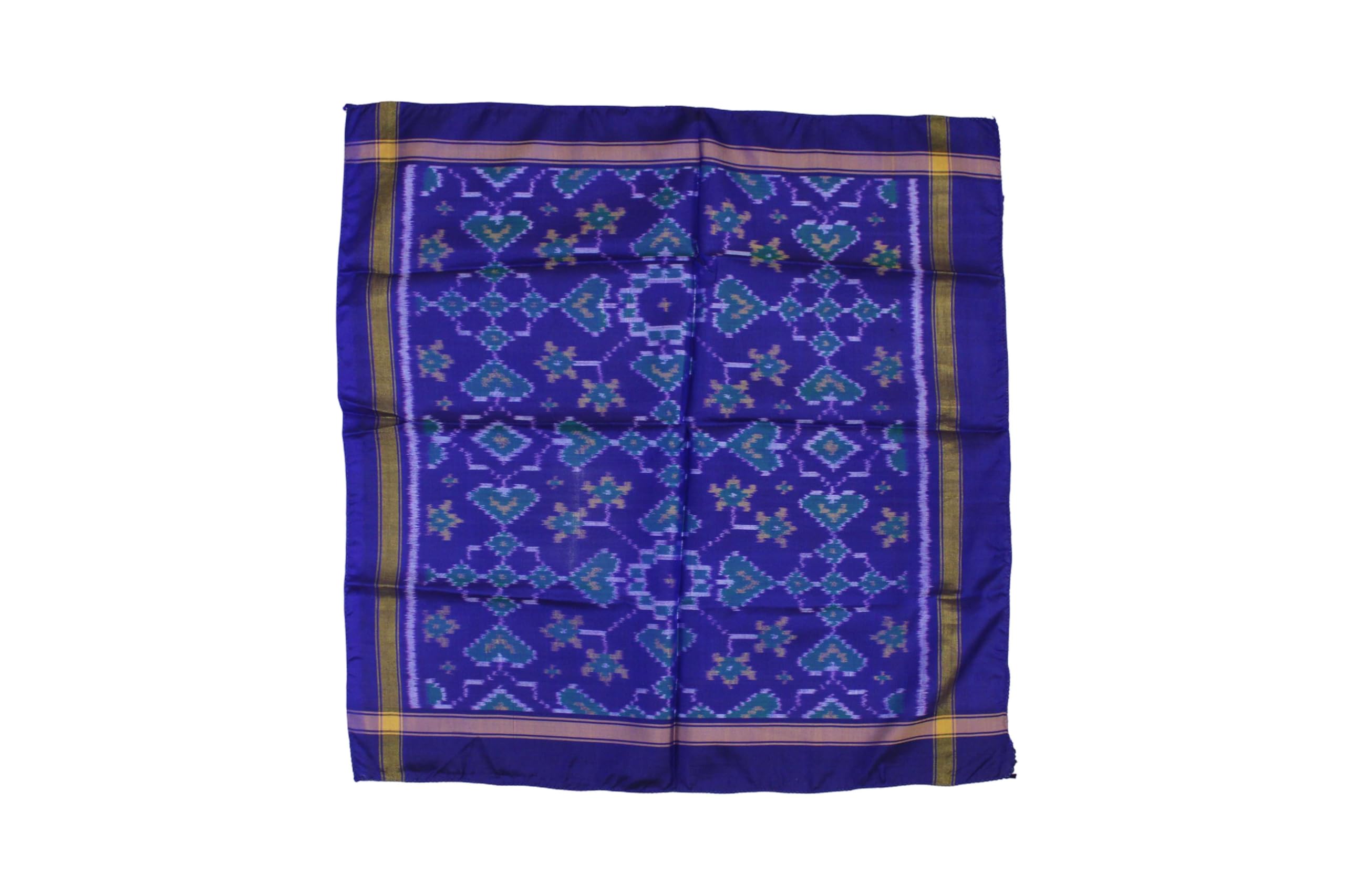 garvi gurjari Handloom Single Ikat Patola Pocket Square | Stylish Pocket Square21-picture-26