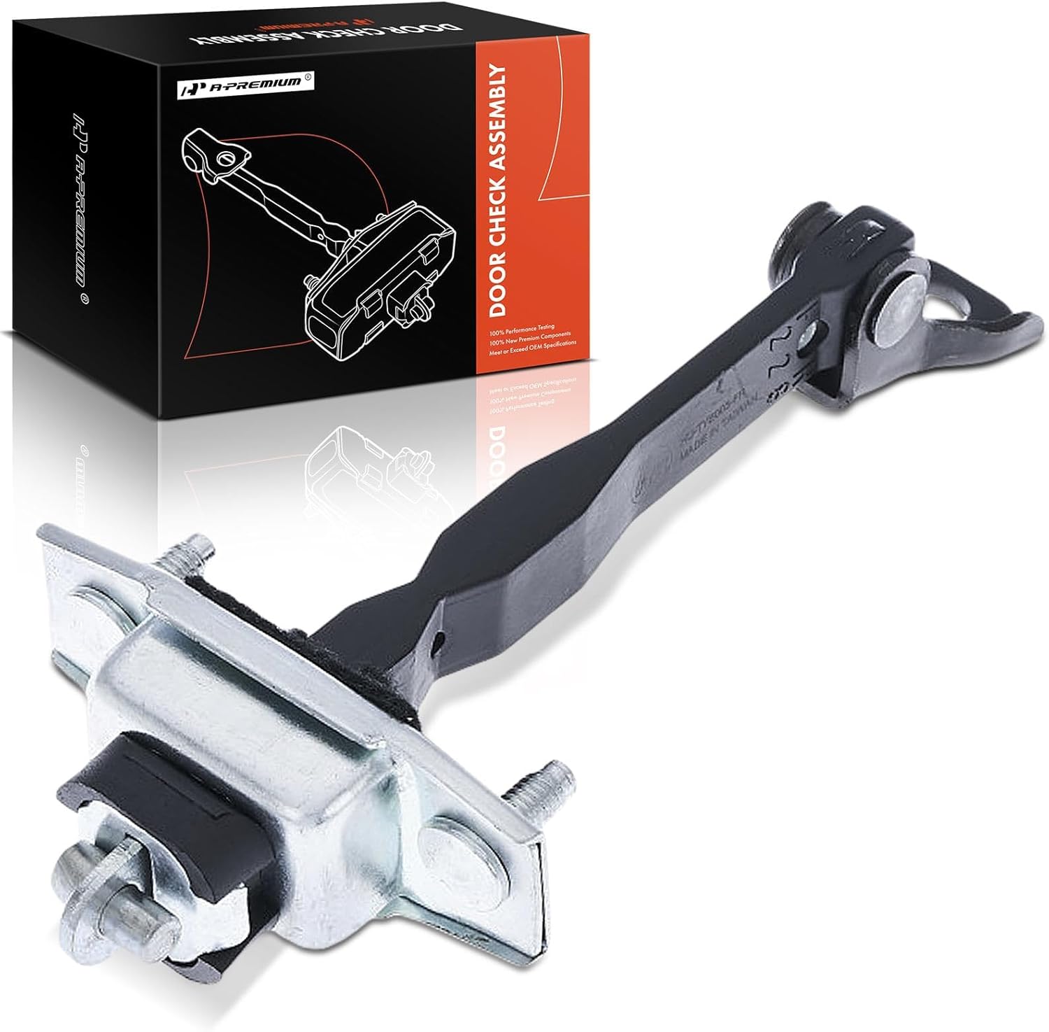 A-Premium Front Right Passenger Side Door Check Strap Stopper Compatible with Toyota Sienna 2004-2010, Replace# 68610AE011