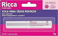 COLA PARA CÍLIOS POSTIÇOS RICCA 48H BRANCA