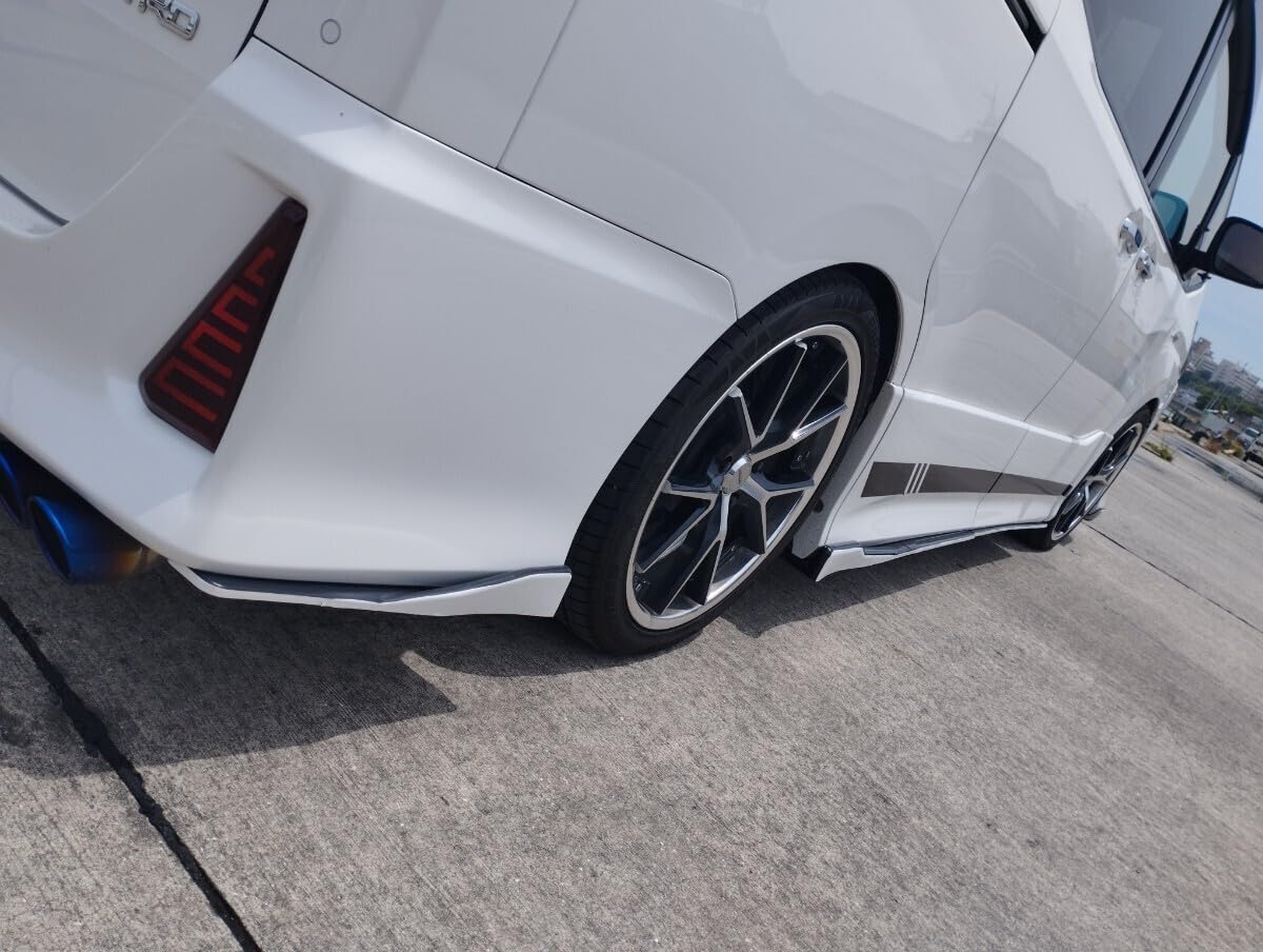 ヴォクシーノアエクスファイア80系自作加工2色塗分風サイドステップ