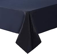 Vista 90 de Rectangle Tablecloth 90x132 inch Washable Polyester Fabric Table Cloth for Wedding Party Dining Banquet Decoration（90x132, Turquoise）