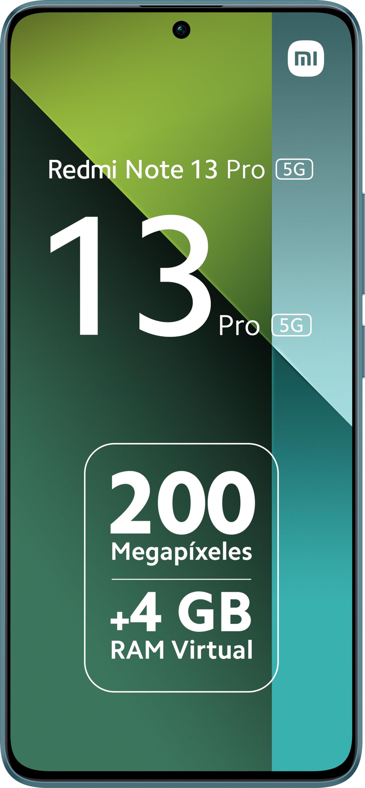 Xiaomi Redmi Note 13 Pro 5G 8+256GB Snapdragon 7s Gen 2, Super QPD da 6.67" Fotocamera Ultra-Clear da 200 MP, Blu (IT Versione)