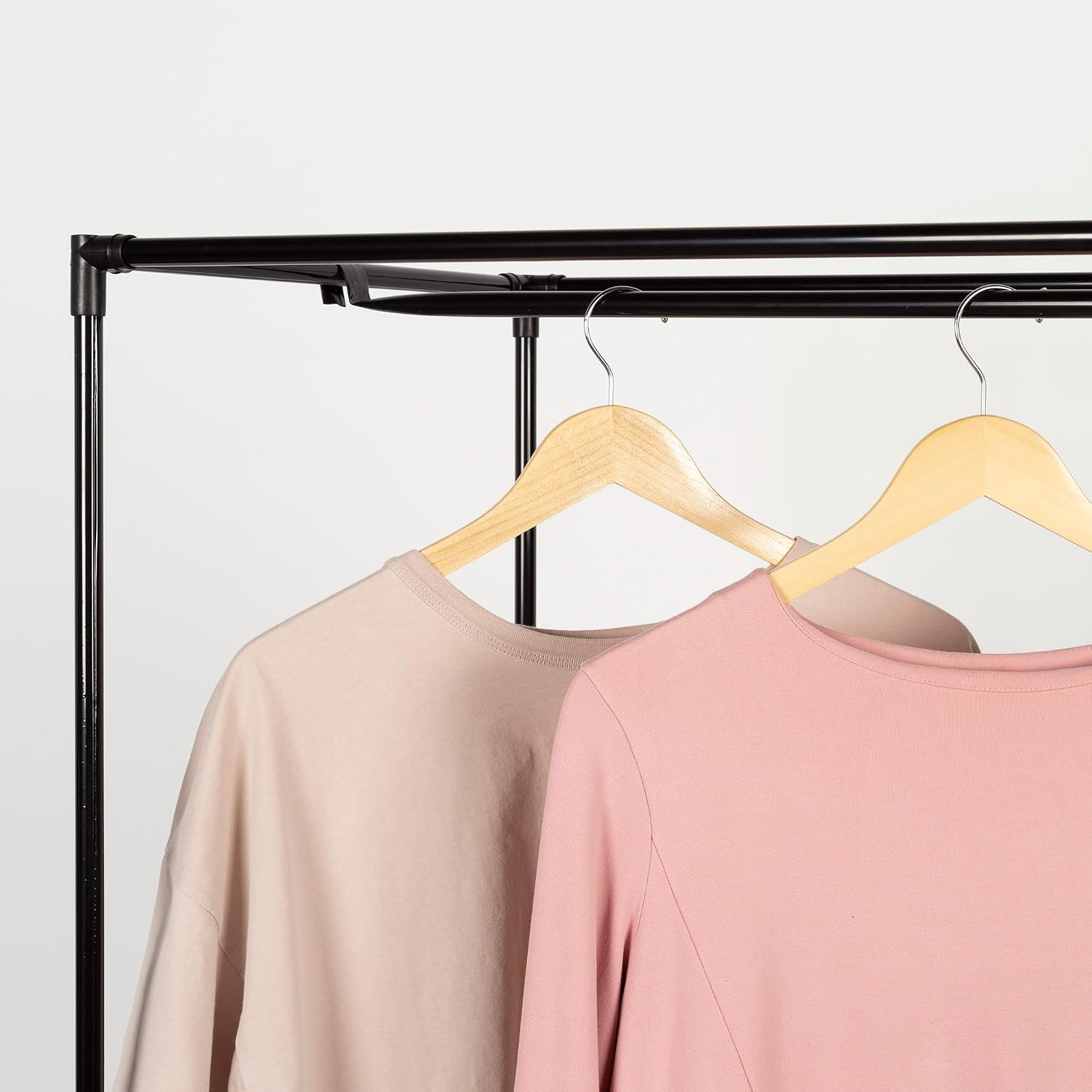 AKTIVE MAX Home Open Wardrobe, 87 x 45 x 158 cm, with Coat Rack and 4 Shelves, Steel, Max. 11 kg, Dressing Room, Bedroom, Bedroom Wardrobes, Storage Shelves, Clothes Organizer (18436)