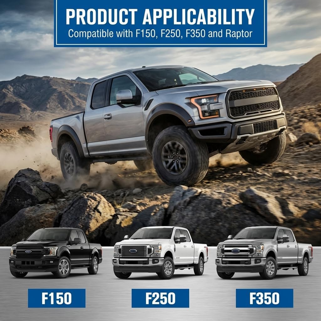 F150 Bed Tie Down Heavy Duty Truck Trailer Tie Down Anchors Accessories Compatible with Ford 2015-2025 F150 F250 F350 & Raptor 2026 Cargo Anchors Replace FL3Z-99000A64-B & FL3Z-9928408-AB