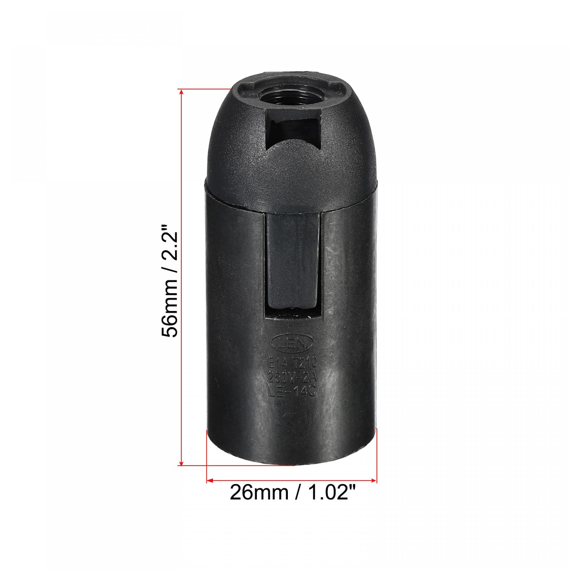 5pcs Black E27 Light Bulb Lamp Holder Base Pendant... - Grandado