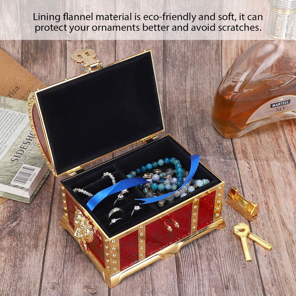 Box Organizer na biżuterię Schowek Aluminiowa skrzynia skarbów Etui do przechowywania Pudełka na pamiątki Ozdobne pudełka Dekoracja Pojemnik na biżuterię Uchwyt na przyjęcia urodzinowe Dekoracje ślubn