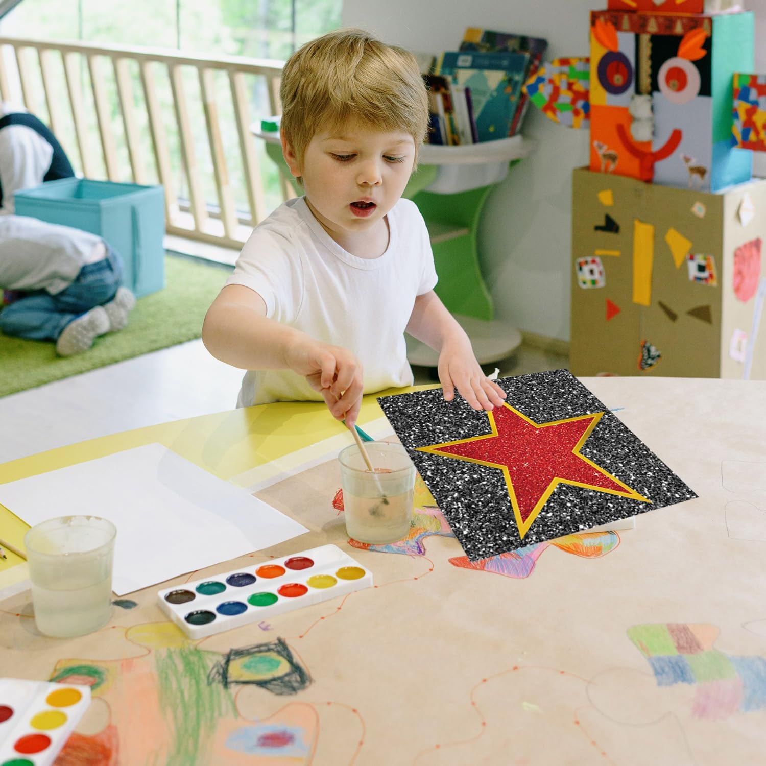 Starboling 25Pcs Movie Star Sticker Decorations,Star Movie Theme Party Decorations,Red Carpet Oscar Party Decorations,Hollywood Party Decorations（Red ） - Image 6