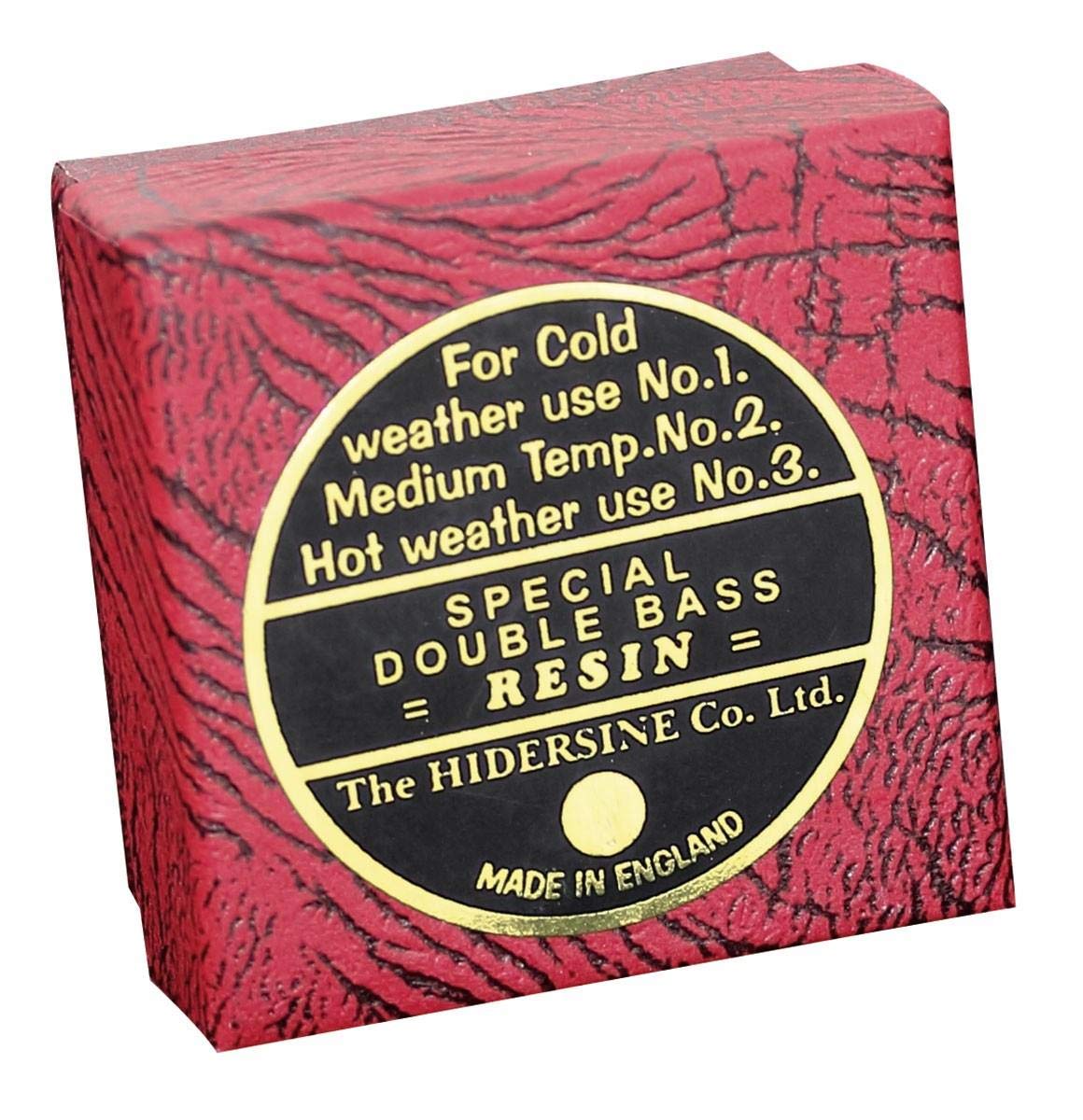 Hidersine DB1 Double Bass Rosin. Special Formulation for Double Bass. Designed for colder climates. Made in the UK.