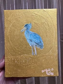 Amazon.co.jp: 絵 絵画 動物 鳥 アクリル画 アート インテリア