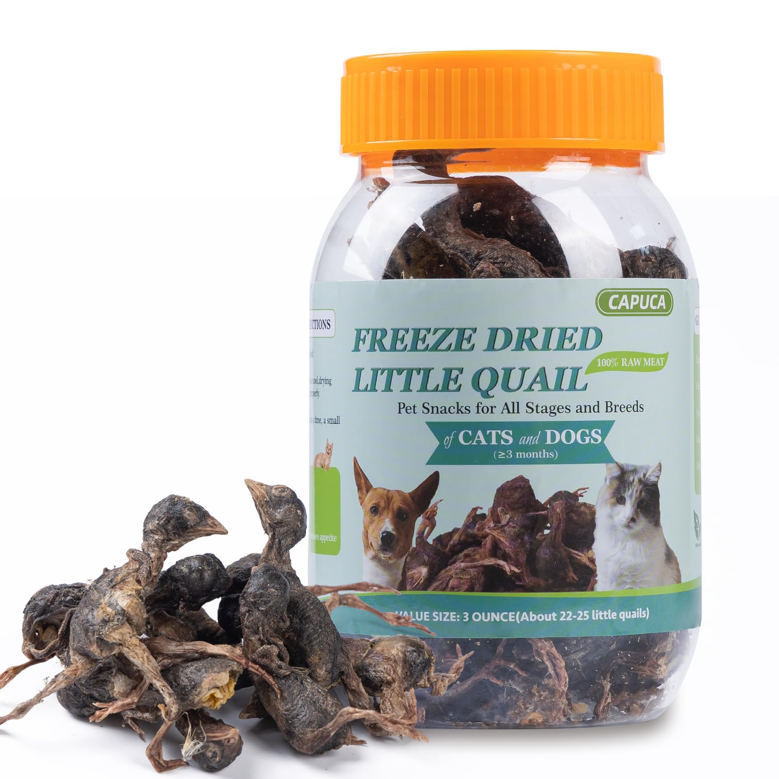 cat food freeze dried quail