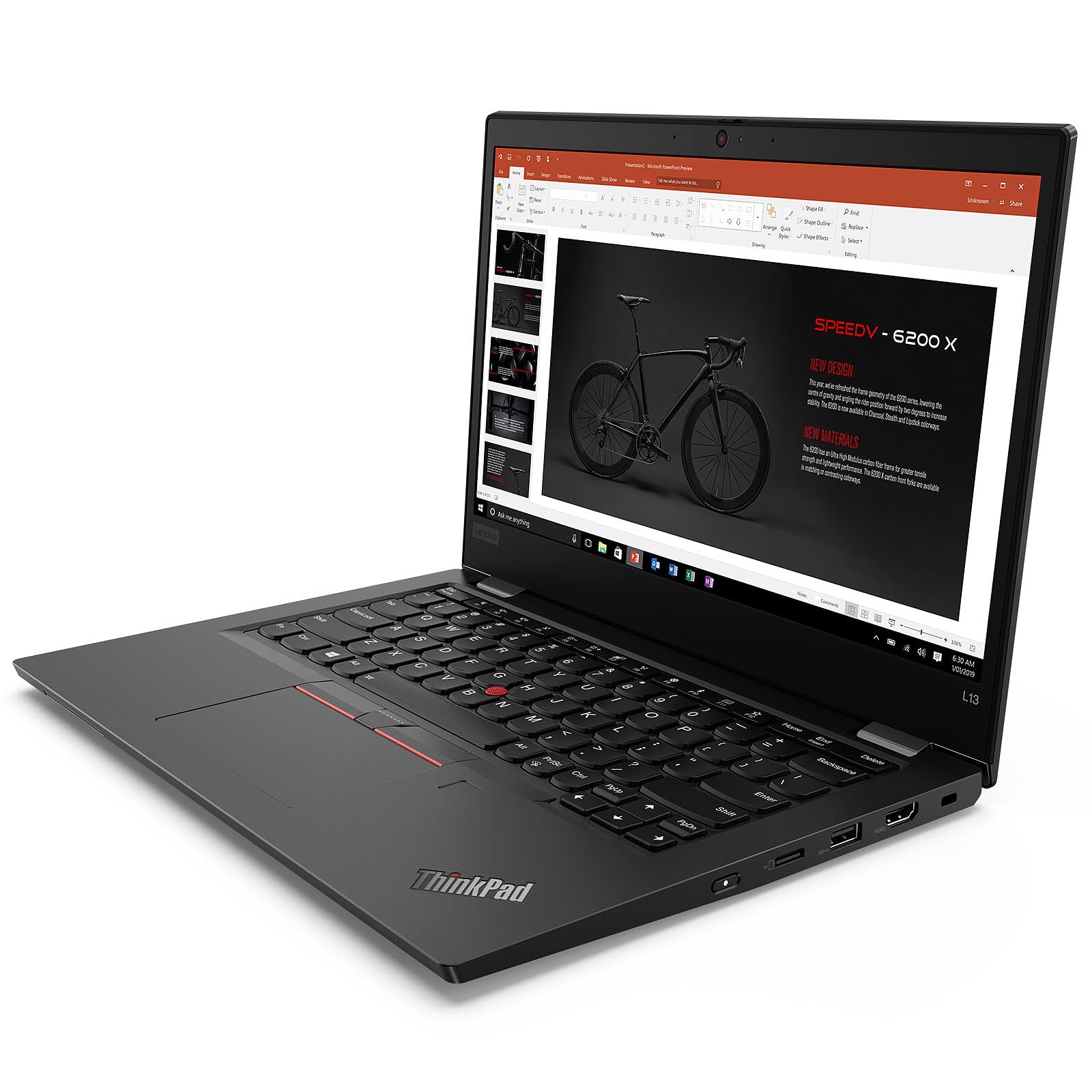 Lenovo Thinkpad L13 Gen 2 - Notebook da 13,3 FHD pollici, Intel Core i3-1115G4, 4 GB RAM, SSD da 256 GB, tastiera giapponese, Windows 11 Pro (ricondizionato)