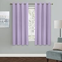 Vista 142 de MYSKY HOME - Cortinas opacas amarillas para sala de estar y dormitorio, cortinas de 84 pulgadas de largo, con ojales, cortinas de oscurecimiento