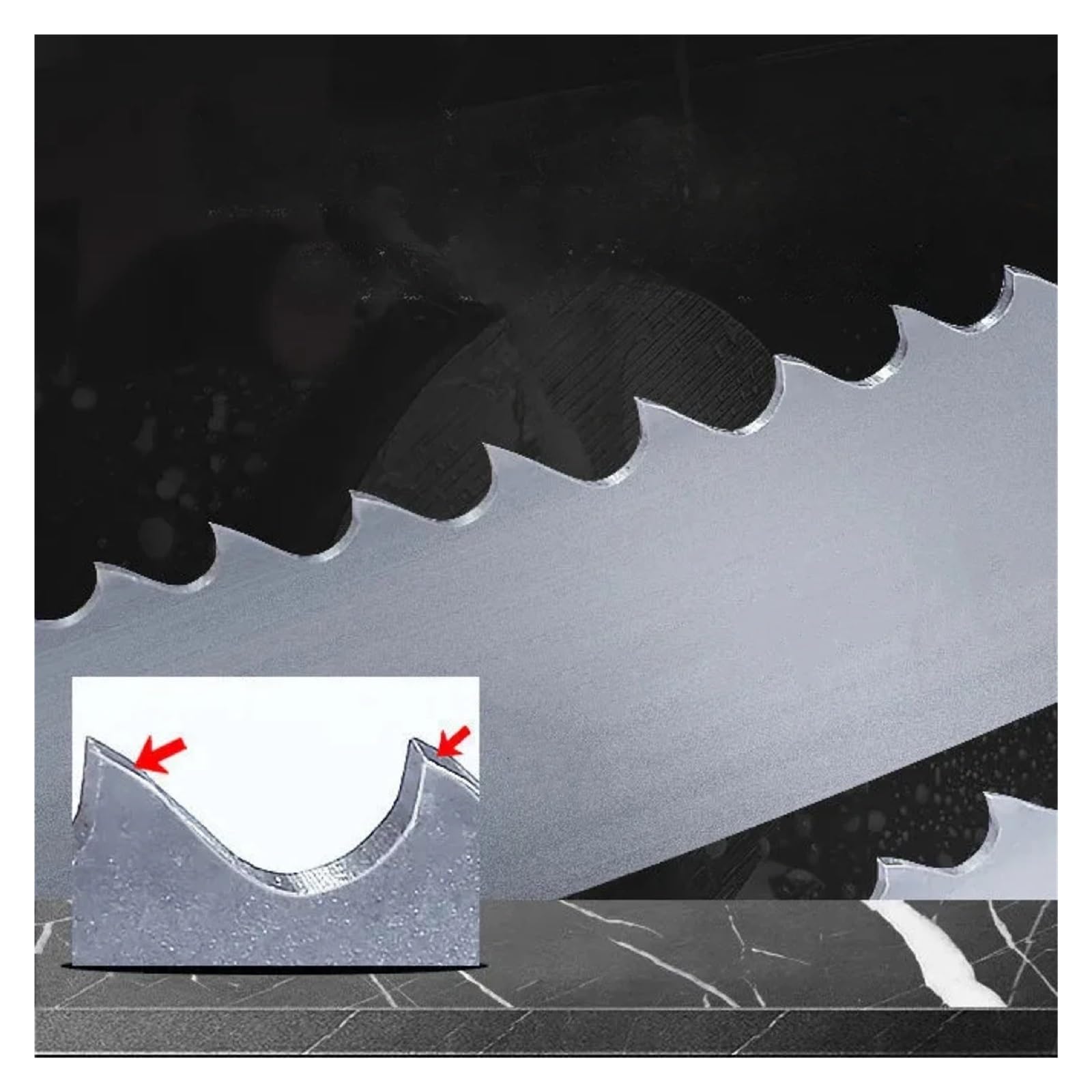 5 szt. Przenośne brzeszczoty do pił taśmowych 1140 brzeszczot piły taśmowej M42 Bimetal do cięcia metalu 13 0,65 mm 14/18 TPI(14 TPI)