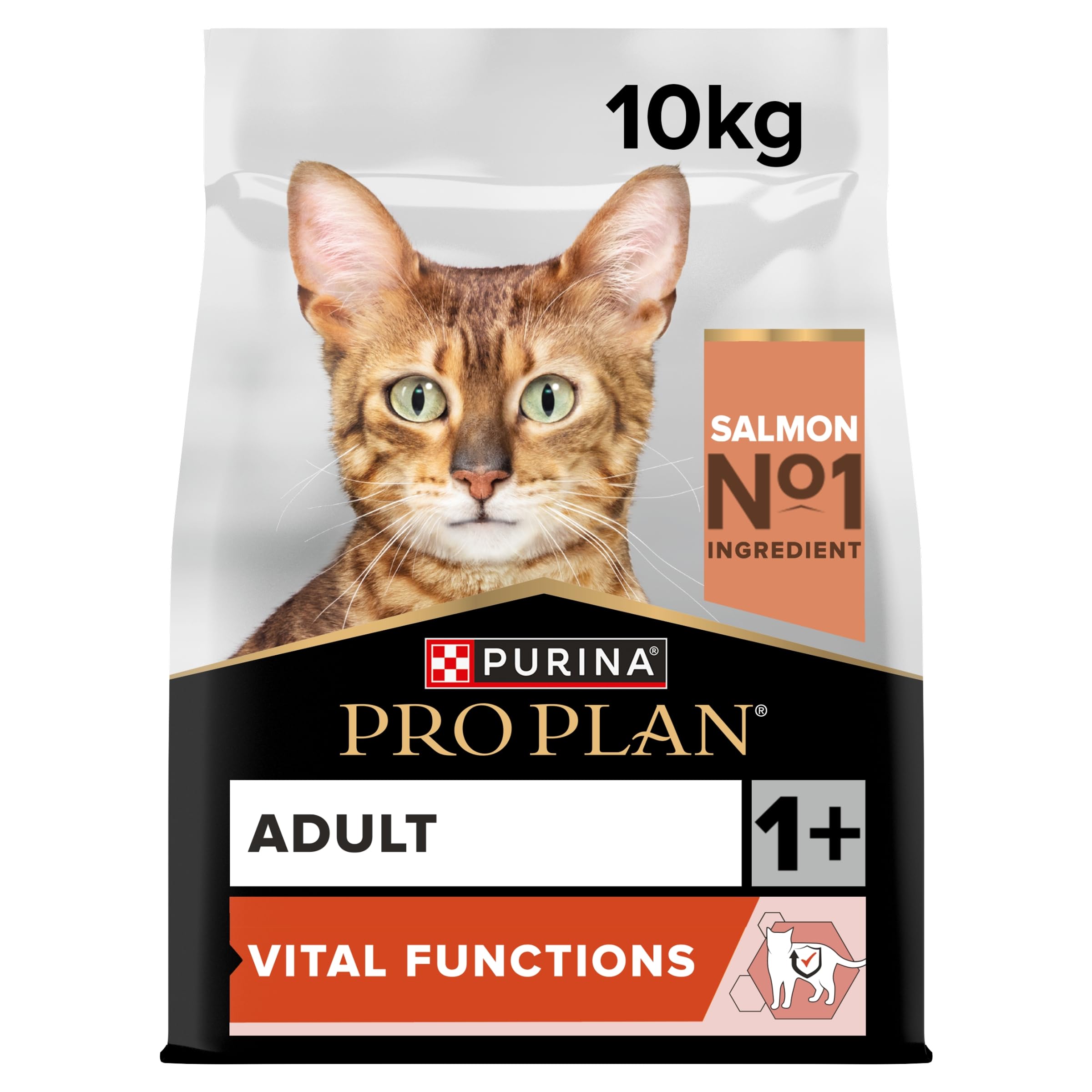 Pro Plan Vital Functions Dry Cat Food - Salmon 10Kg