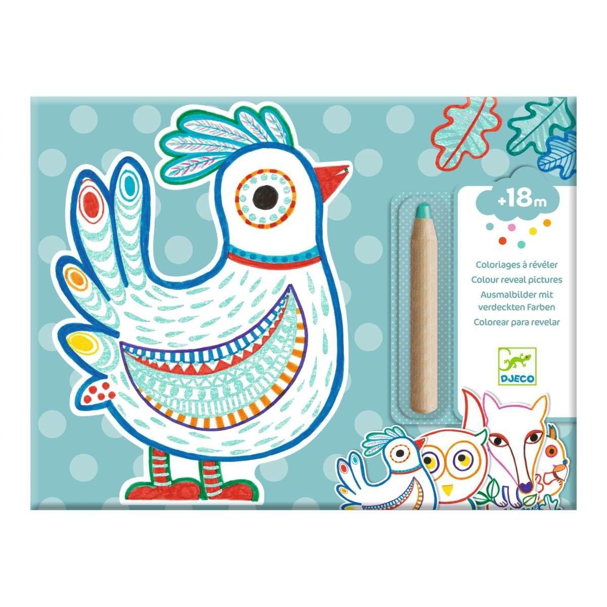 Djeco A&C 30063 Coloring Books & Notebooks, Multicoloured