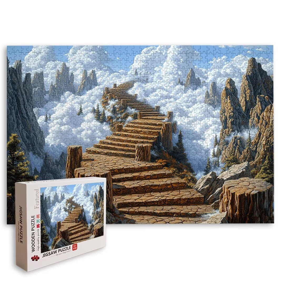 Puzzle Paesaggio, Puzzle 1000 Pezzi Adulti per Decor, Regalo Donna -8462