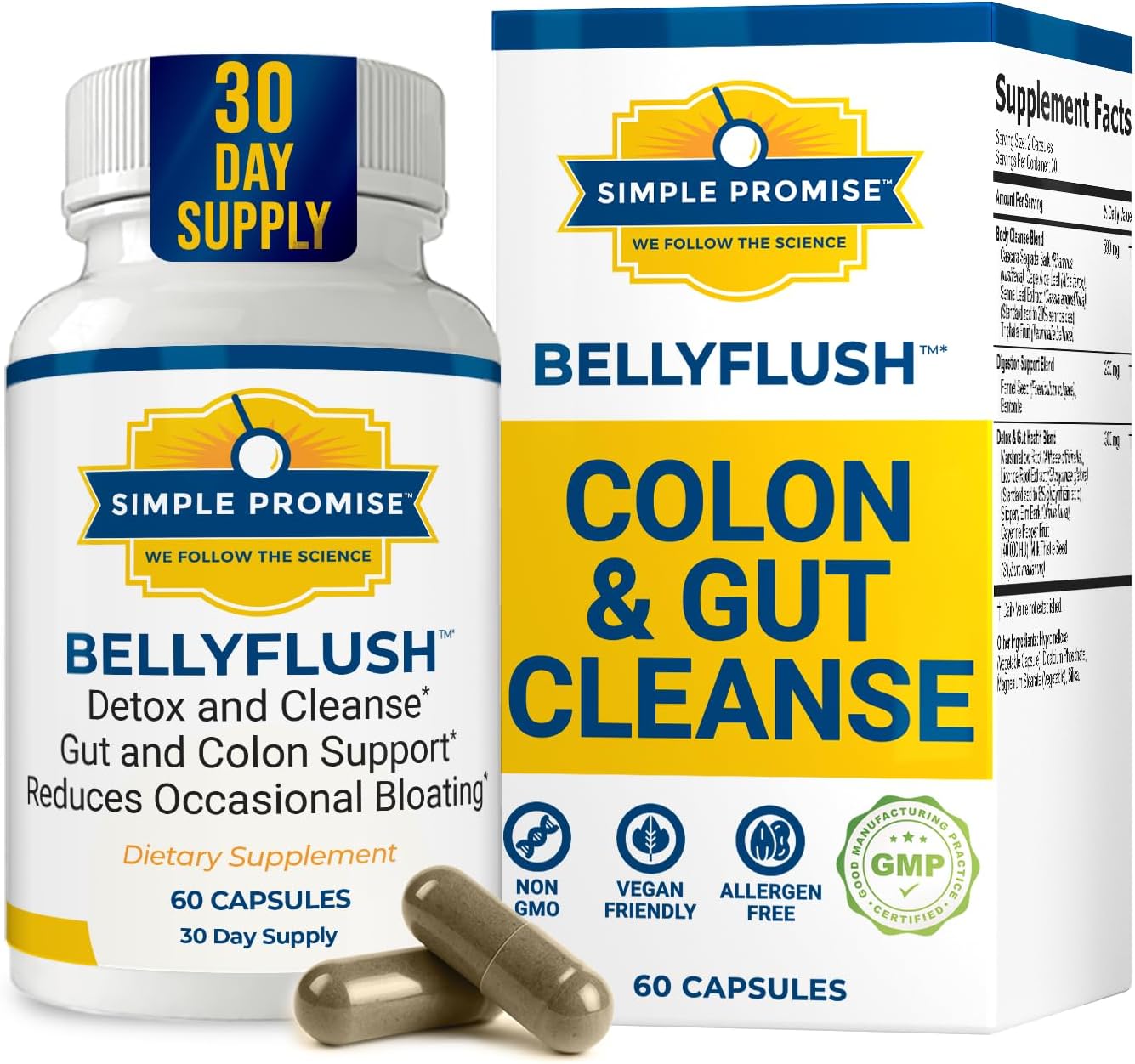 BellyFlush Colon & Gut  Caps