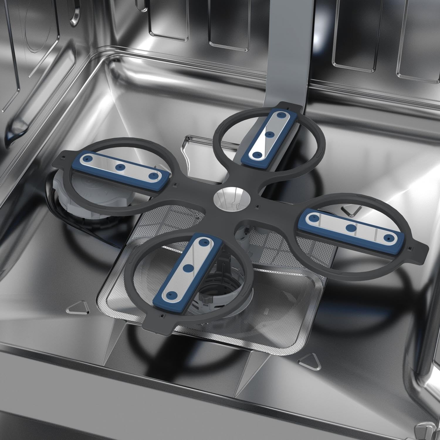 BDFN26550XP - Lavastoviglie Libera Installazione 60 cm 15 Coperti Inox Classe Energetica B