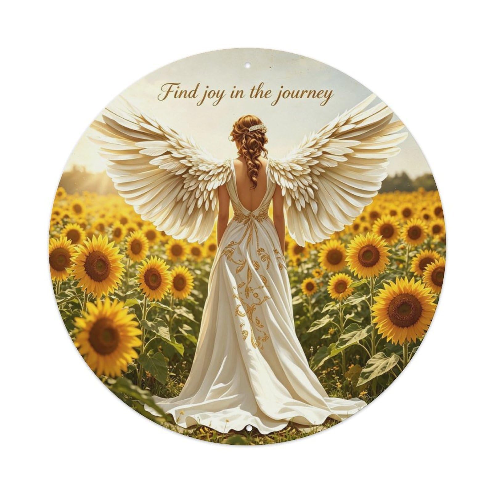 Sunflower Field Vintage Metal Tin Sign Plaque