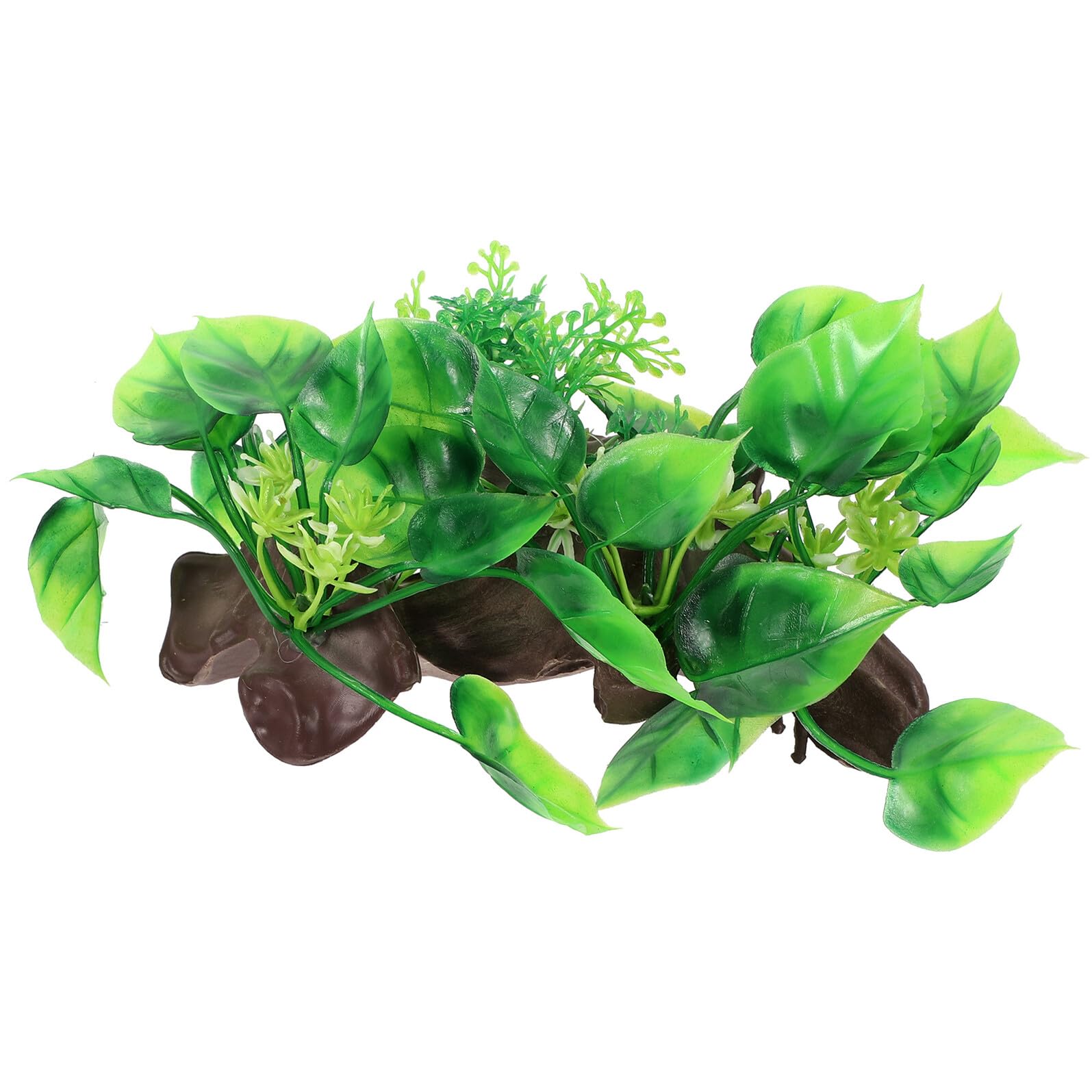 Artificial Aquarium Decor Fish Tank Plant Vivid Plastic Fake Aquarium Plant for Betta Fish Tank Accessories for Aquatic