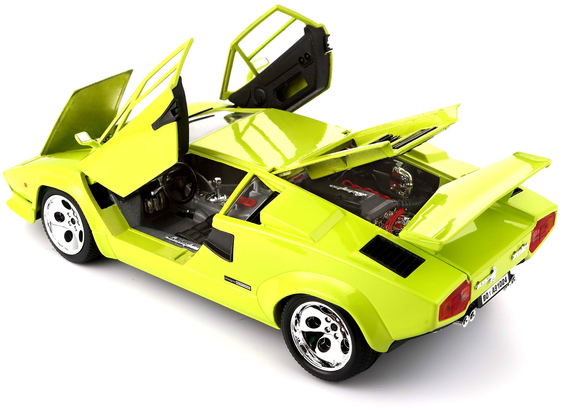 Bburago 1:18 Lamborghini Countach 5000 Quattrobalvole, Red