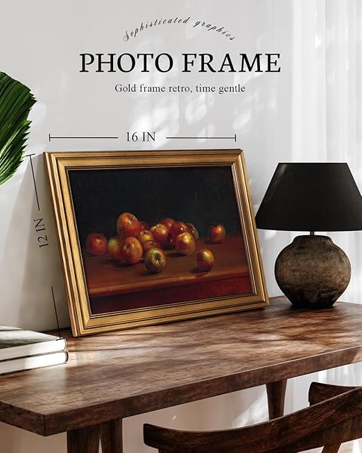 VIYYIEA Vintage Gold Framed Wall Art