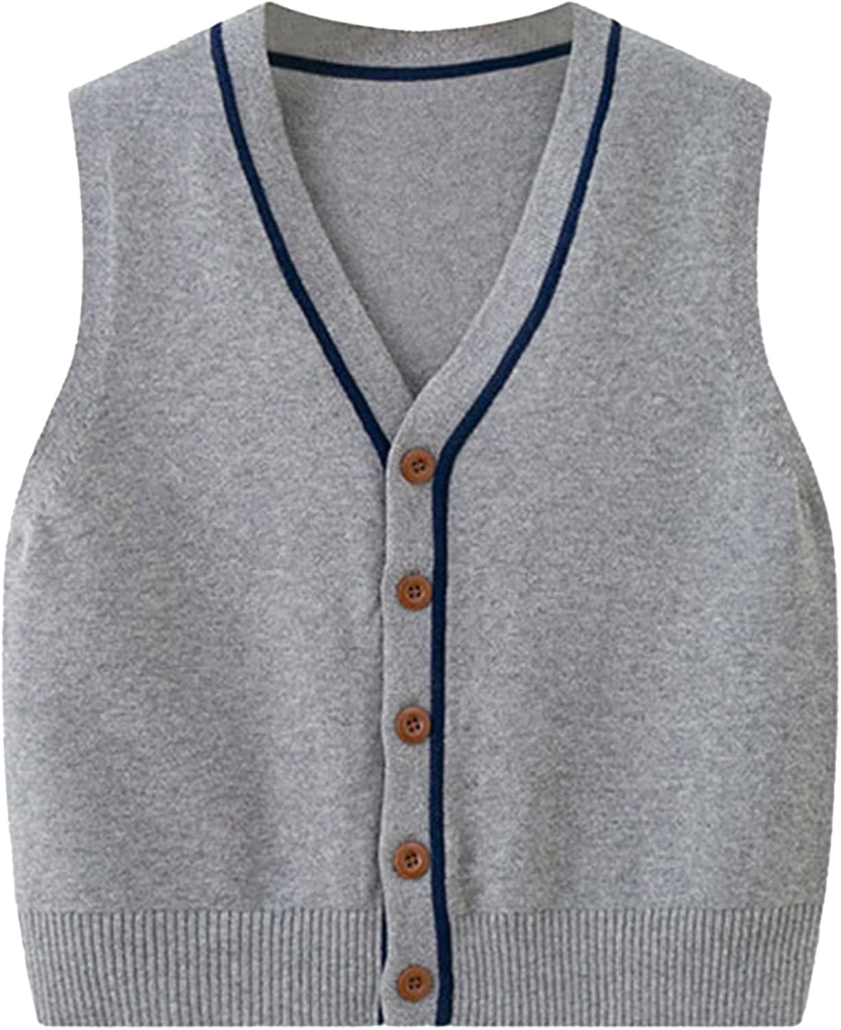 TiaoBug Kids Girls Boys Cardigan School Uniform Sweater