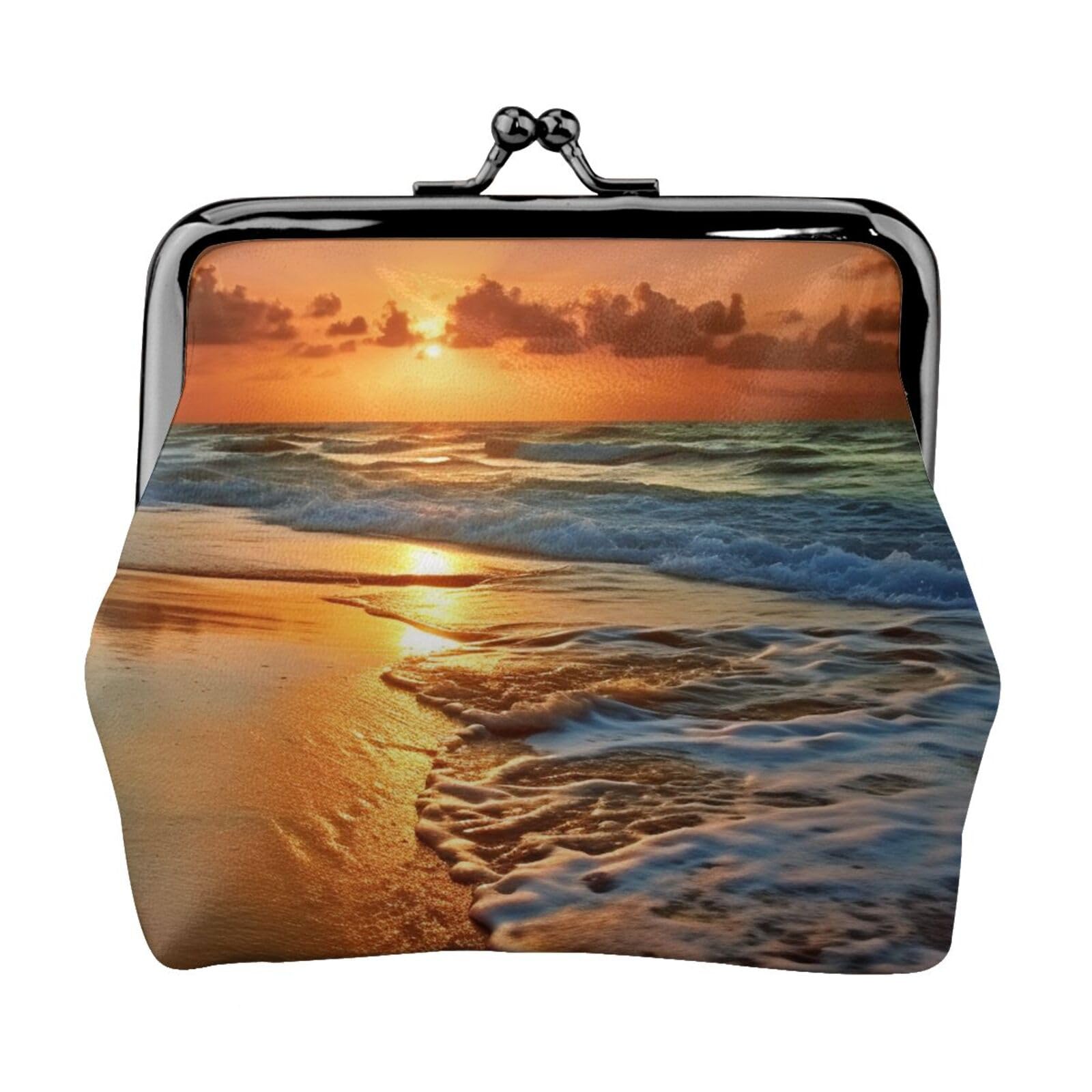 Pochette vintage en cuir synthétique de qualité supérieure avec fermoir rétro robuste - 6