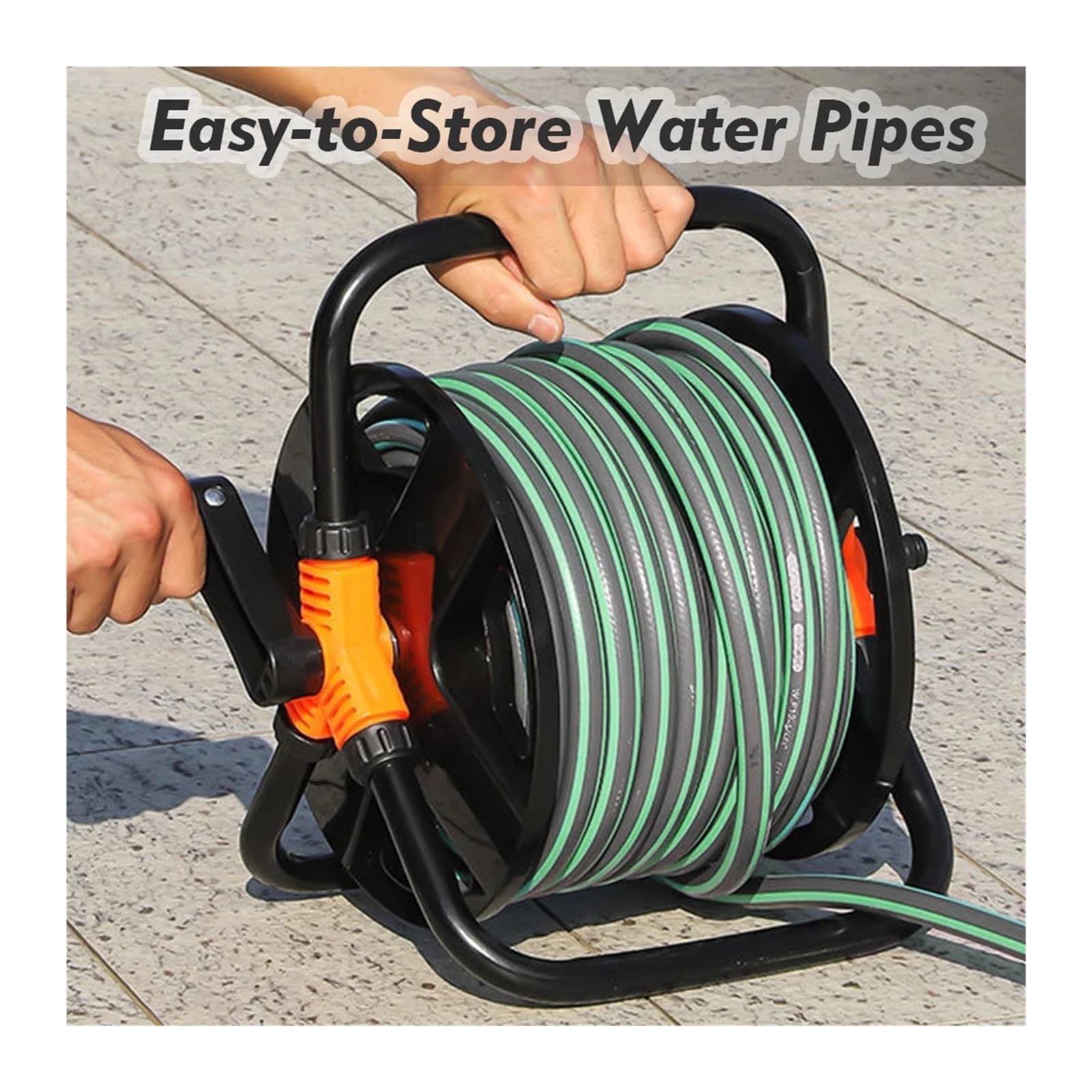 Support Tuyau Arrosage Bobine de stockage de conduite d’eau