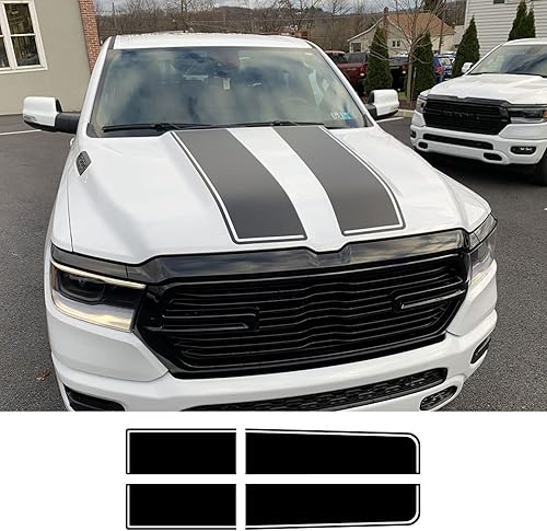 jiaohaowei Pegatinas para puerta trasera de camioneta calcomanía gráfica de vinilo para Maxus Dodge Ram 1500 2500 Hemi Rebel Accesorios exteriores