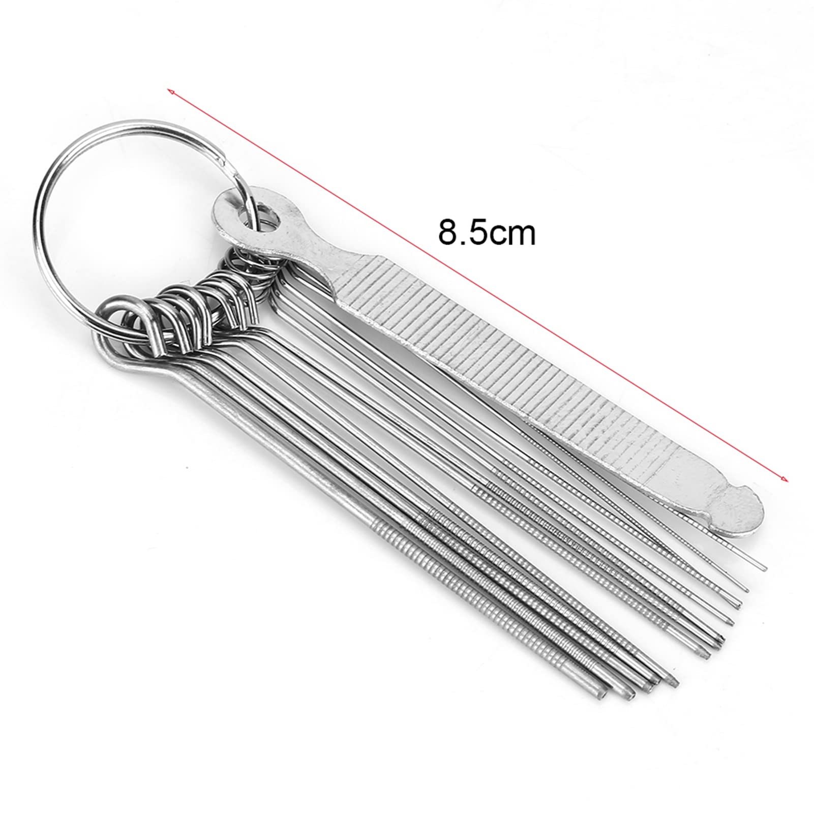 Guitar Nut File Set, Bridge Nut Files Saddle Files 13 Needles Tool Kit for String Instruments Luthier Repair Kit - Image 2