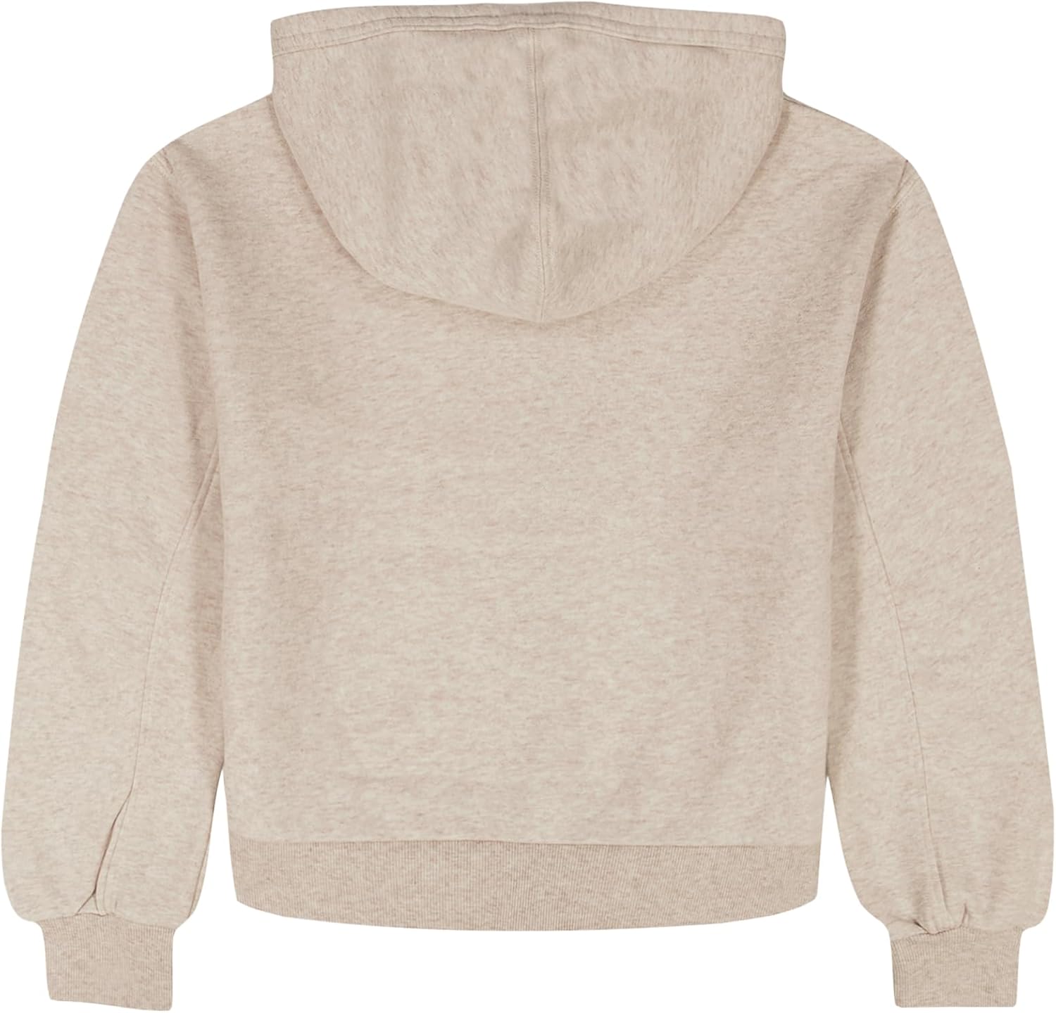 Calvin Klein girls Long Sleeve Full Zip Fleece Hoodie Sweatshirt - Image 2