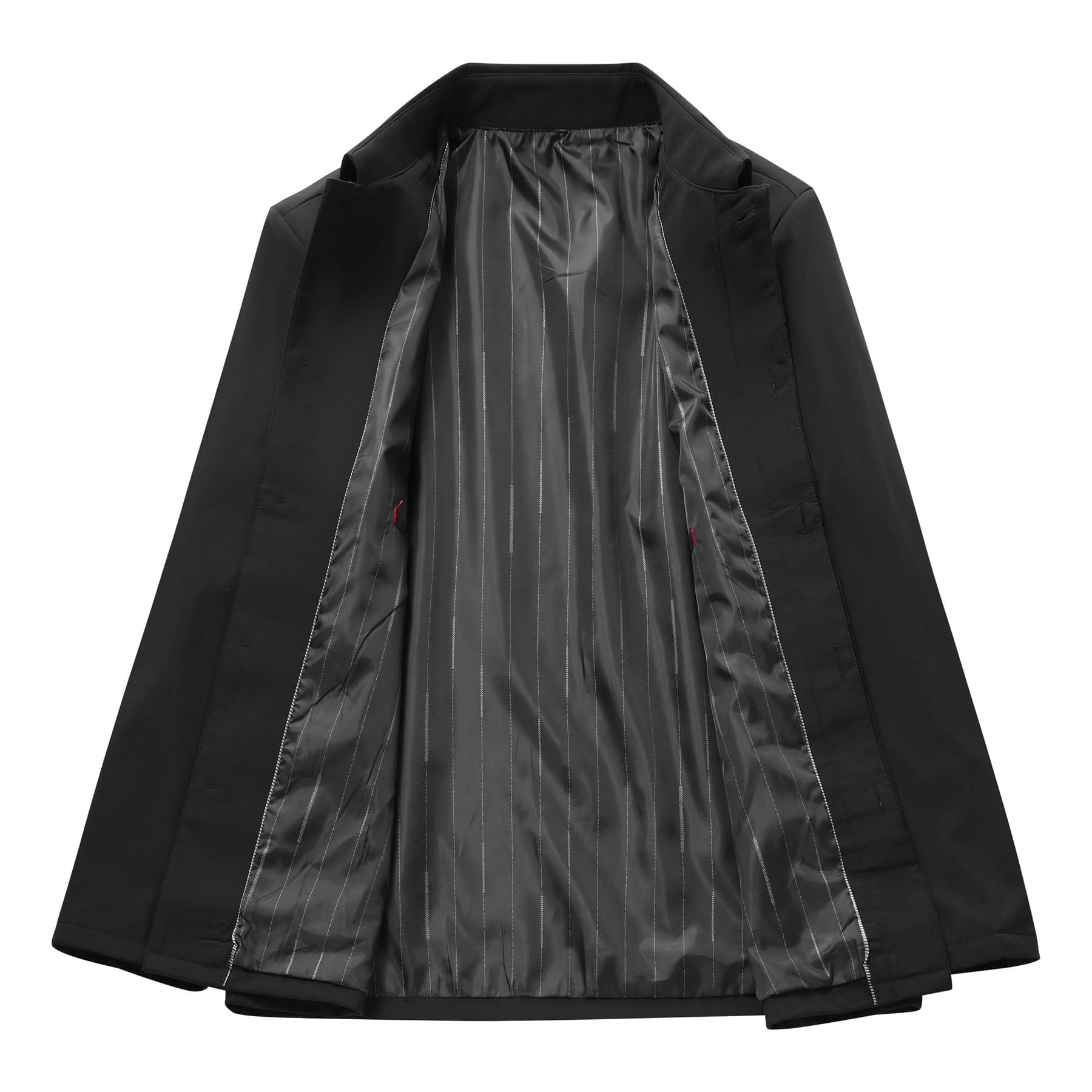 Allthemen Chaqueta de Entretiempo Hombre Cazadora Deportiva Ligera con Botones Bomber Jacket Casual Primavera Verano