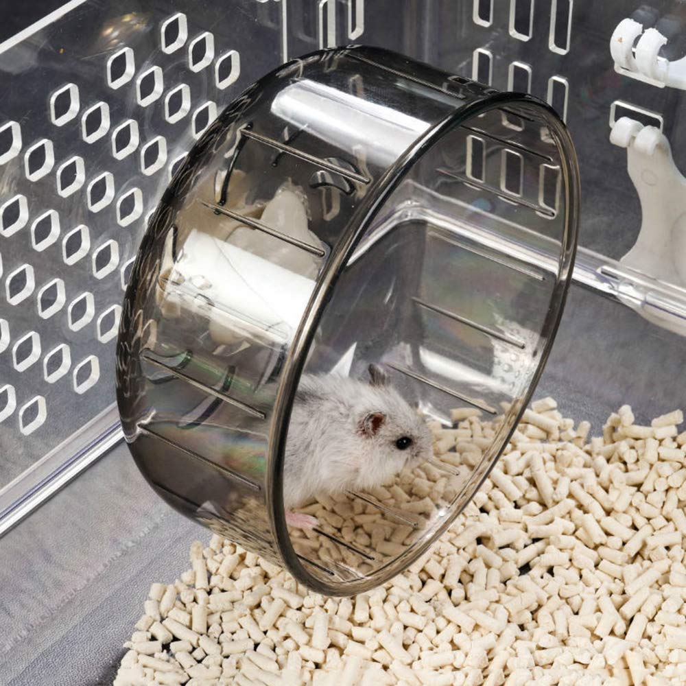 GOLDEAL 5.1 Inches Small Silent Hamster Wheel, Toys for Cage, Super Mute Spinner Exercise Running Wheel for Gerbils or Mice - image 5