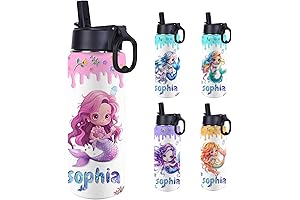 Mermaid Princess Personalized Water Bottle: A Magical Hydration Companion