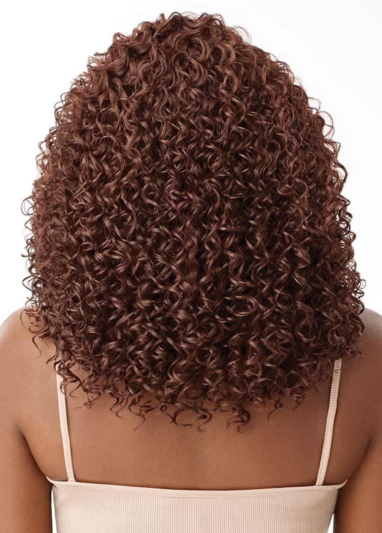 Outre Perfect Hairline 13x4 HD Lace Front Wig DOMINICA 16" (dr2-cinnamon wine)