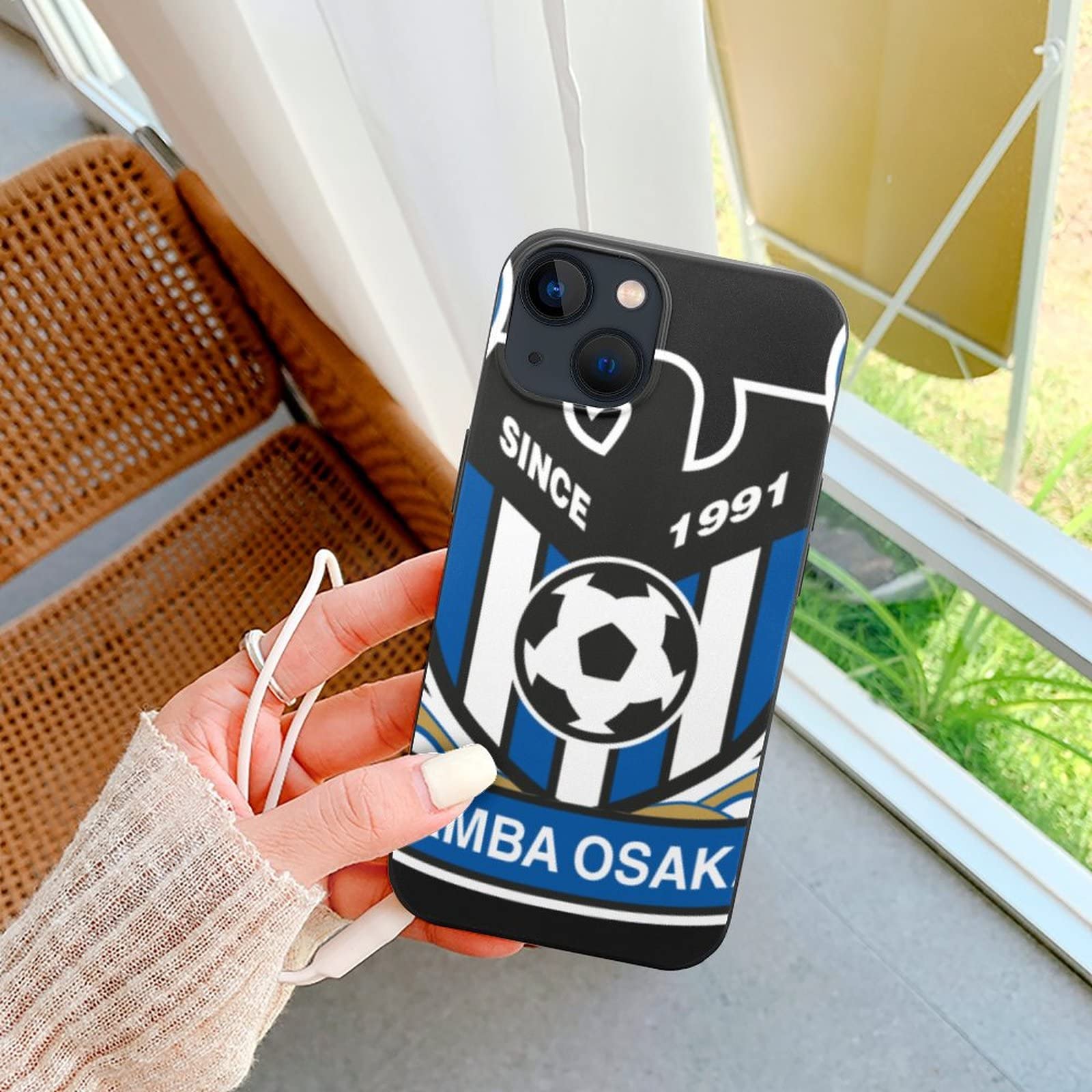 Amazon.co.jp: ガンバ大阪 ケース iPhone 13 Mini 用 強化ガラス