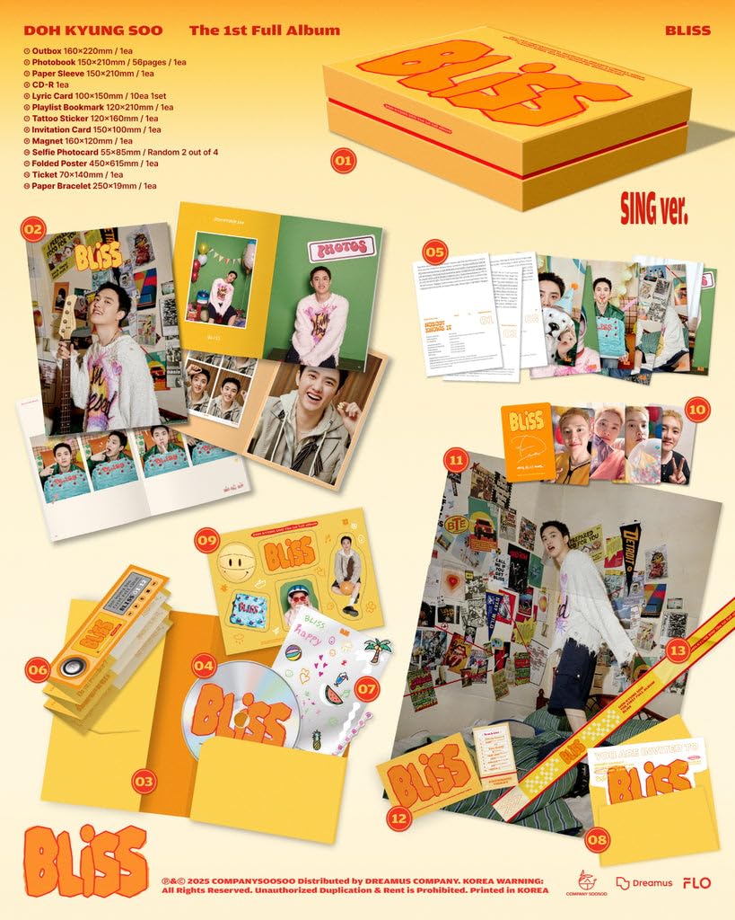 Amazon.co.jp: ド・ギョンス Doh Kyung Soo BLISS 1st Full Album