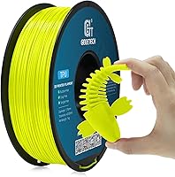 Vista 50 de Geeetech Filamento TPU de 1.75mm, Shore 95A – Filamento flexible para impresora 3D con alta elasticidad, carrete de 1KG (2.2lbs), precisión