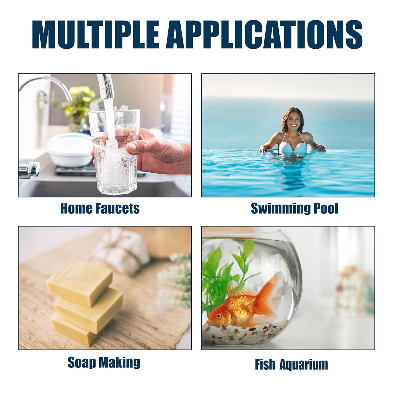 pH Test Strips (0-14) -Universal pH Test Paper Test Strips for Drinking Water, Aquarium, Pool, Hot Tub, Spa,100ct Litmus Paper pH Testing Soap Making and Food - Image 6