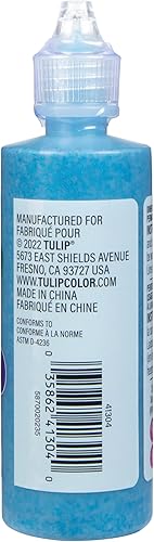 Miniatura 78 de Tulip pintura en relieve para tela 4 onzas Morado brillante