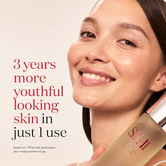 SK-II Glow Up Duo Anti-Aging Skin Care Set - Includes Facial Treatment Essence Skincare & 3 Hydrating Face Masks - Targets the Appearance of Fine Lines, Sun Spots & Dull Skin (4 Count)