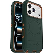 OtterBox Defender Series Pro MagSafe cover per iPhone 17 Pro, custodia protettiva antiurto, a prova di caduta, protezione estrema, testata 7x norme MIL-STD 810G, Verde